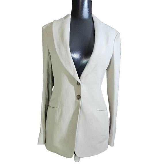 Women's CELINE Blazer, Size 38, US M Beige - Picture 1 of 7